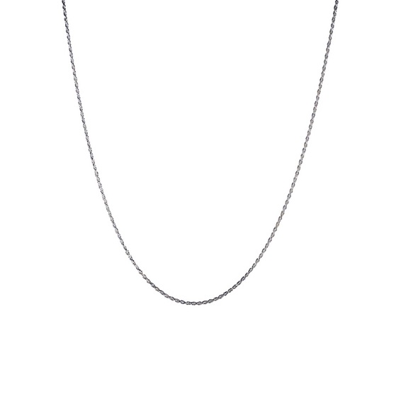 24” Sterling Silver Rope Chain Necklace - Picture 2 of 3